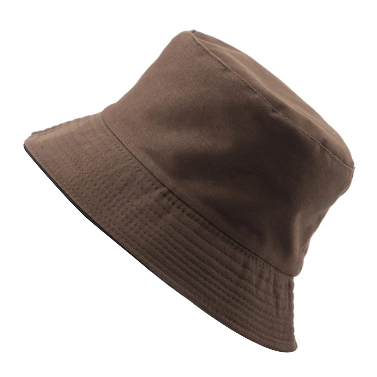 Double-sided Wearing Cap Solid Color Bucket Hat Men Women Sun Hat Reversible Fisherman Hat Summer Panama Cap Sun Fishing Caps