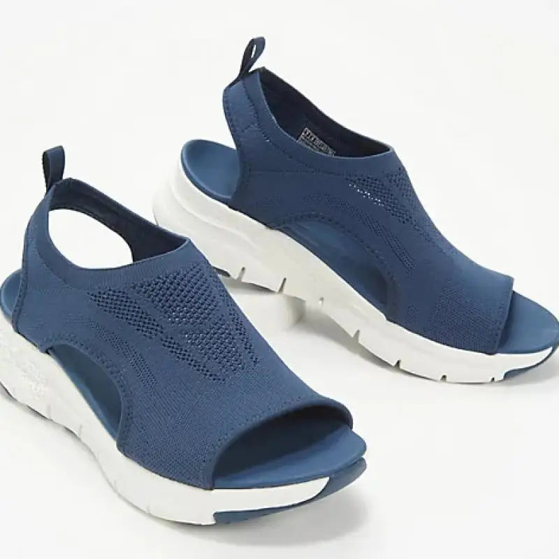Women Summer Shoes 2024 Mesh Fish Platform Sandals Women's Open Toe Wedge Sandals Ladies Light Casual Shoes Zapatillas Mujer