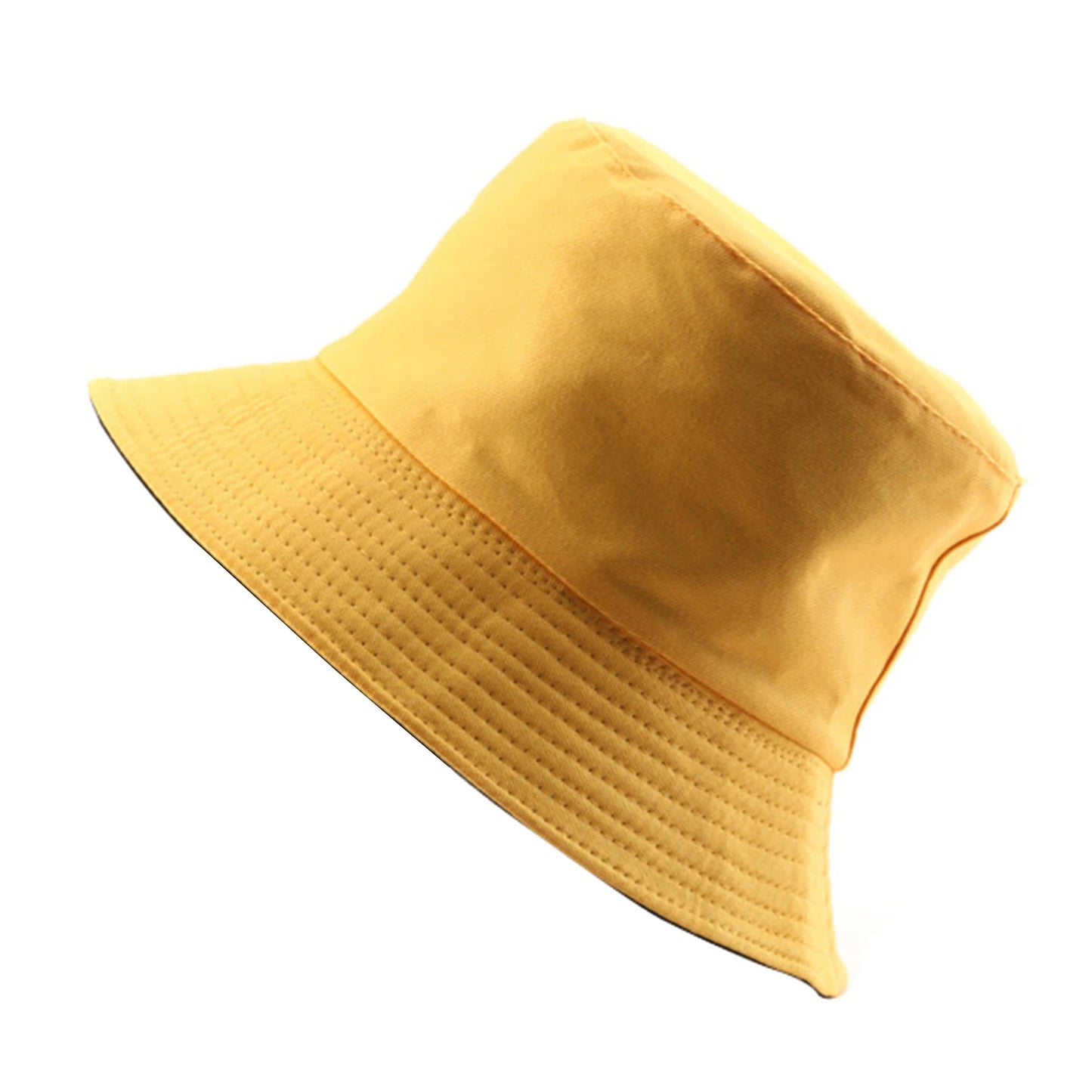 Double-sided Wearing Cap Solid Color Bucket Hat Men Women Sun Hat Reversible Fisherman Hat Summer Panama Cap Sun Fishing Caps