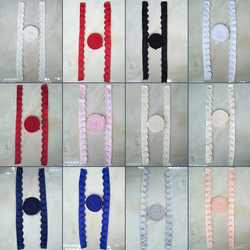 3 Pcs/ Set Bridal Wedding Gown Dress Lace Up Zipper Replacement Bandage Accessories Bridal Banquet Evening Lace-Up Satin Ribbon