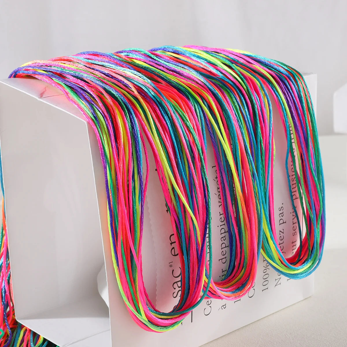 30Pcs Colorful Girls Hair Braids Rope Strands for African Braids 90CM Girls DIY Ponytail braids Women Styling Hair Accessories