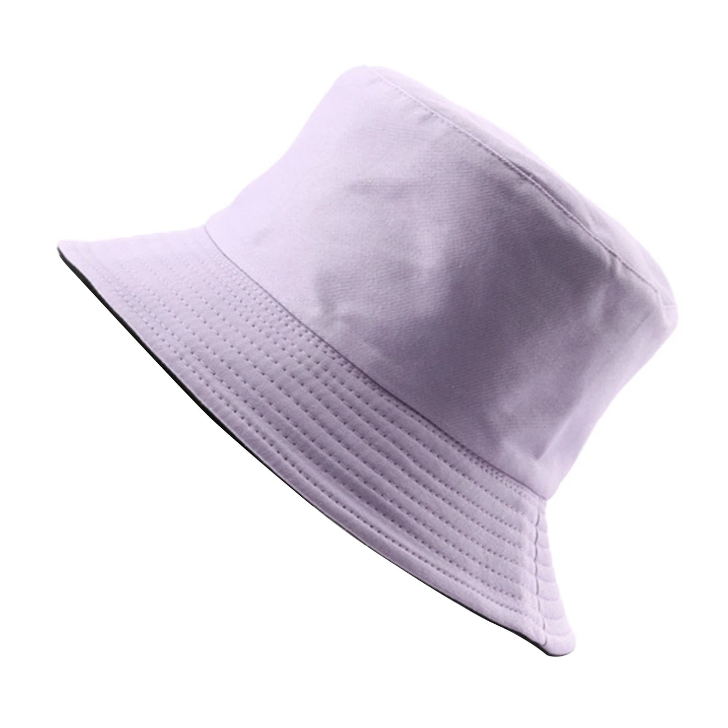 Double-sided Wearing Cap Solid Color Bucket Hat Men Women Sun Hat Reversible Fisherman Hat Summer Panama Cap Sun Fishing Caps