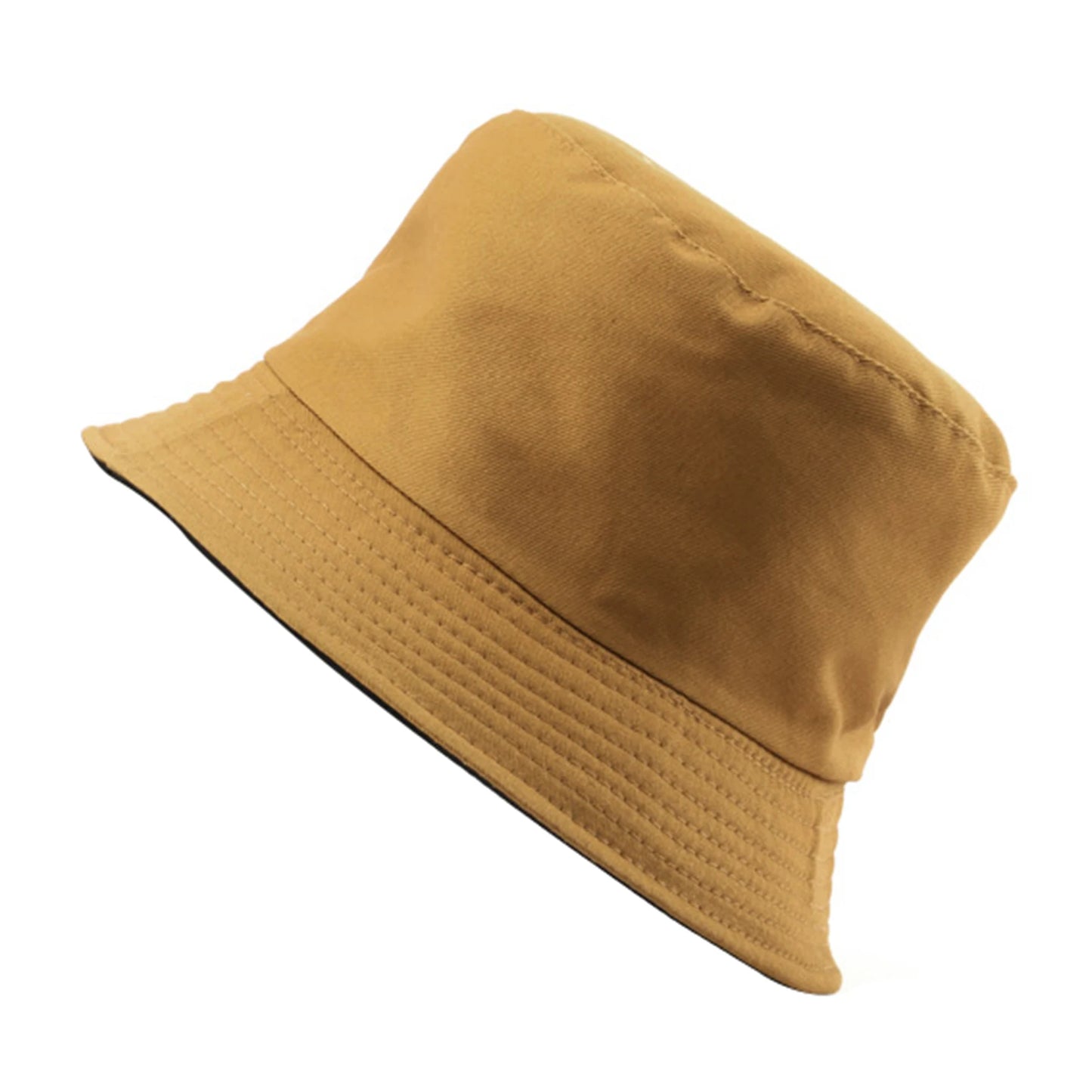 Double-sided Wearing Cap Solid Color Bucket Hat Men Women Sun Hat Reversible Fisherman Hat Summer Panama Cap Sun Fishing Caps
