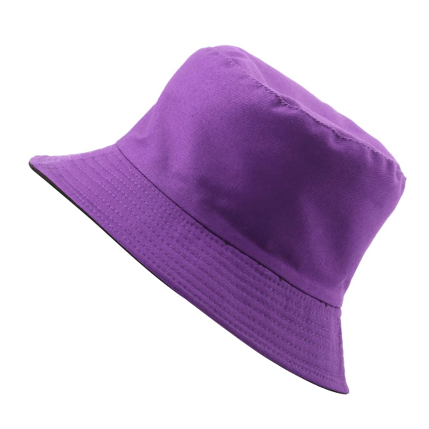 Double-sided Wearing Cap Solid Color Bucket Hat Men Women Sun Hat Reversible Fisherman Hat Summer Panama Cap Sun Fishing Caps