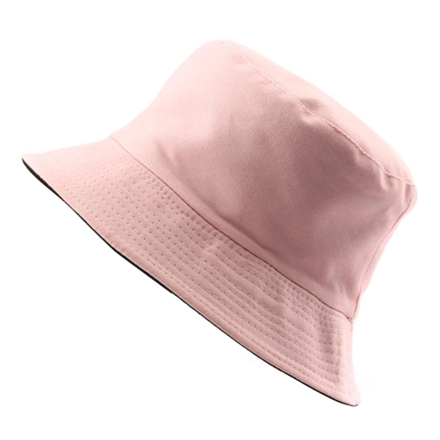 Double-sided Wearing Cap Solid Color Bucket Hat Men Women Sun Hat Reversible Fisherman Hat Summer Panama Cap Sun Fishing Caps
