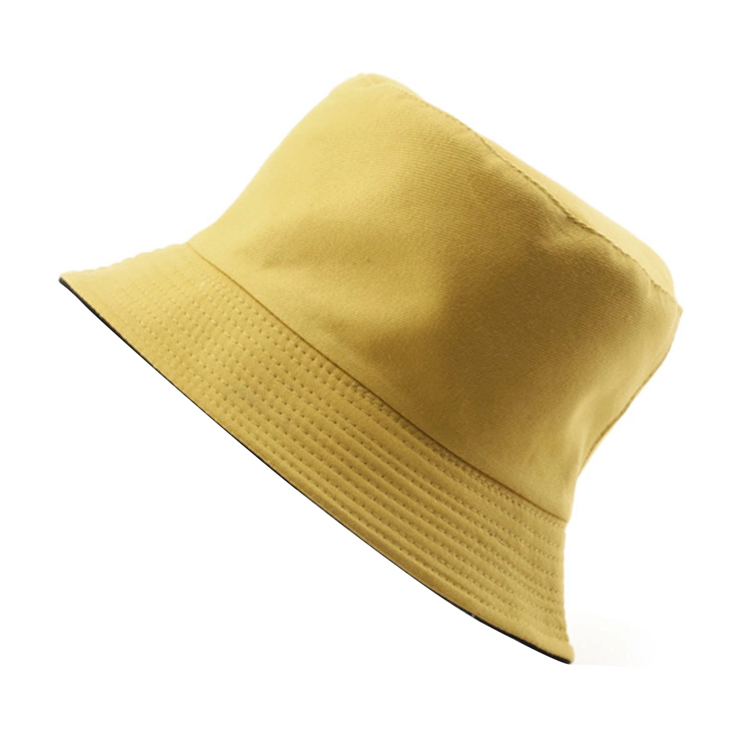 Double-sided Wearing Cap Solid Color Bucket Hat Men Women Sun Hat Reversible Fisherman Hat Summer Panama Cap Sun Fishing Caps