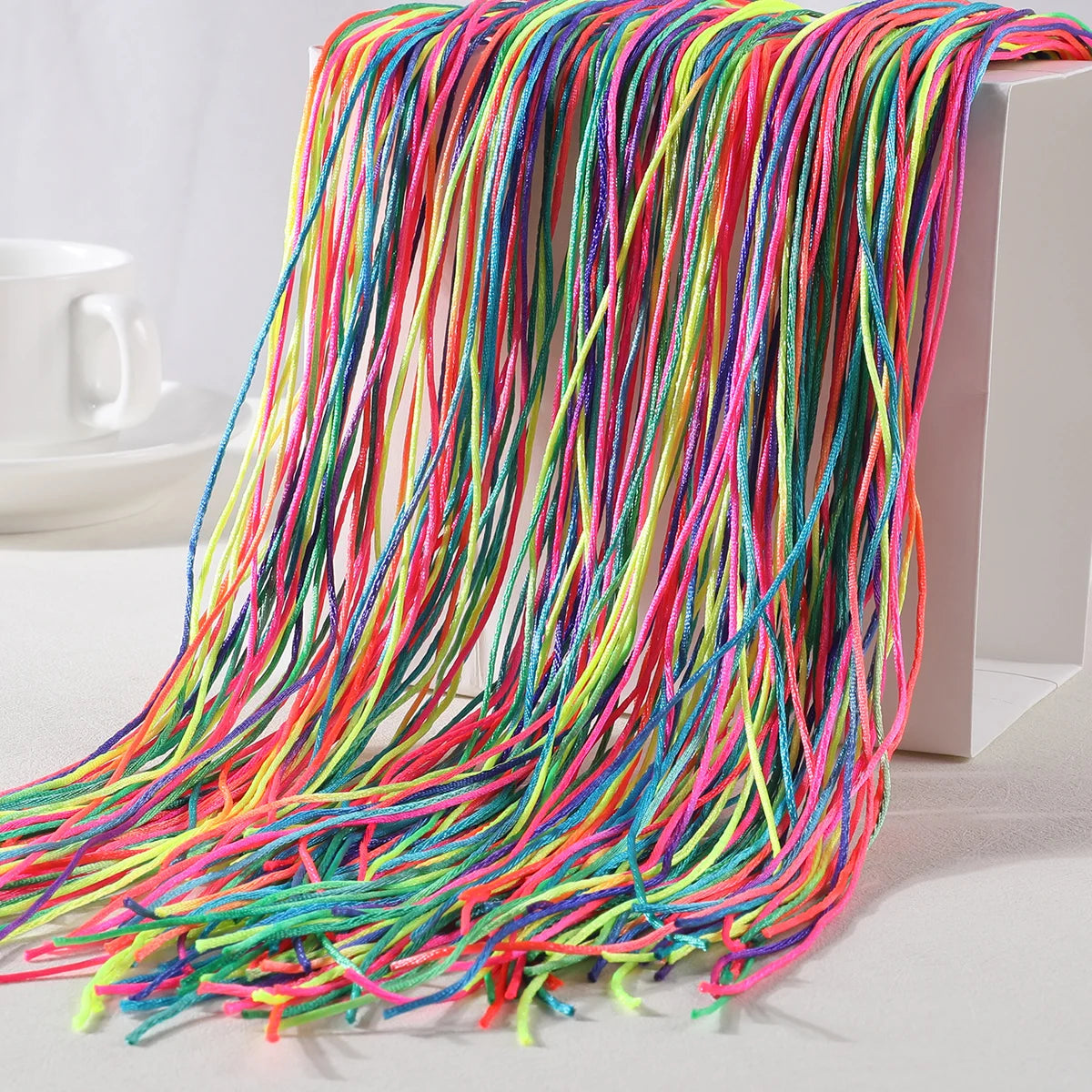 30Pcs Colorful Girls Hair Braids Rope Strands for African Braids 90CM Girls DIY Ponytail braids Women Styling Hair Accessories